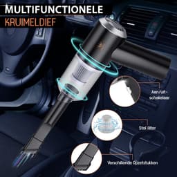 Ferodelli Kruimeldief - Handstofzuiger - Snoerloos - Auto Stofzuiger - Caravan - Car Vacuum Cleaner - Draadloos - Best Verkocht — thumbnail 3