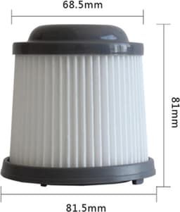 2x HEPA filter geschikt voor Black & Decker VF90-XJ Pvf110 Phv1210 Phv1210P Phv1210B wasbaar PV1225, PV1825, PV9625 90552433 — thumbnail 2