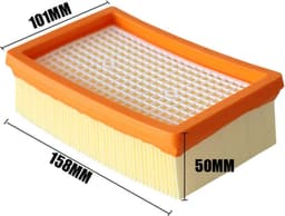 2x HEPA Filter & 10x Stofzakken geschikt voor Karcher MV4 MV5 MV6 WD4 WD5 WD6 Voor Karcher WD4000 - WD5999 2.863-006.0 Onderdelen vervanging stofzuigerzak — thumbnail 2