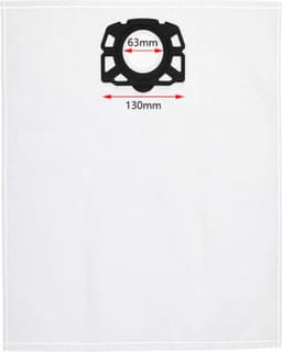 20x Stofzuigerzakken geschikt voor Karcher WD4 WD5 WD6 MV4 MV5 MV6 Vervanging Stofzakken stofzuigerzak WD4000-WD5999 2.863-006.0 zakken — thumbnail 4