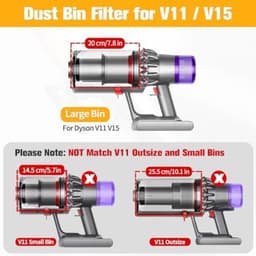 Stofopvangbakken en filters voorvoor Dyson V11, V15, SV14, SV17, SV15, SV22 en SV28. — thumbnail 5