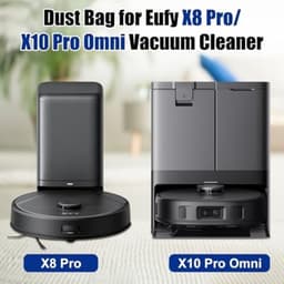 Stofzakken Vervanging geschikt voor Eufy Clean X8 Pro/X10 Pro Omni Robot Vacuüm Zelf Leeg Station Accessoires Deel — thumbnail 3