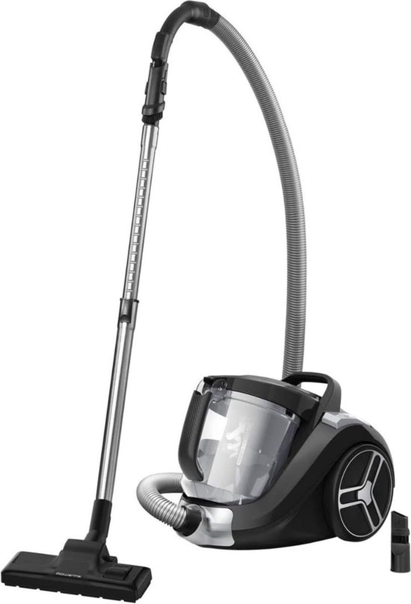 Thuys – Stofzuiger zonder Zak – Steelstofzuiger – Vacuum Cleaner – 2.5L Capaciteit – Krachtige Zuigkracht – Eenvoudig Gebruik – Zwart — afbeelding 1