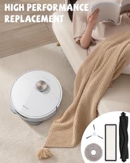 Reserveonderdelen accessoireset Geschikt voor Dreame L10s Ultra / L10 Ultra/robotstofzuiger, 1 hoofdborstel, 7 zijborstels, 4 filters, 6 dweilpads, 4 stofzakken, 1 x reinigingsborstel, — thumbnail 5