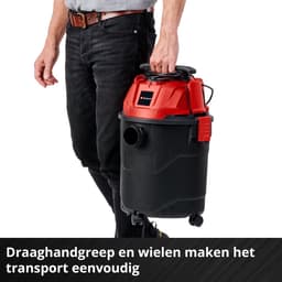 Einhell Elektrische Nat-/Droogzuiger TC-VC 1820 - 1250 W - 180 mbar - 20 L - Incl. diverse accessoires - 3-delige kunststof buis - Schuimfilter — thumbnail 2