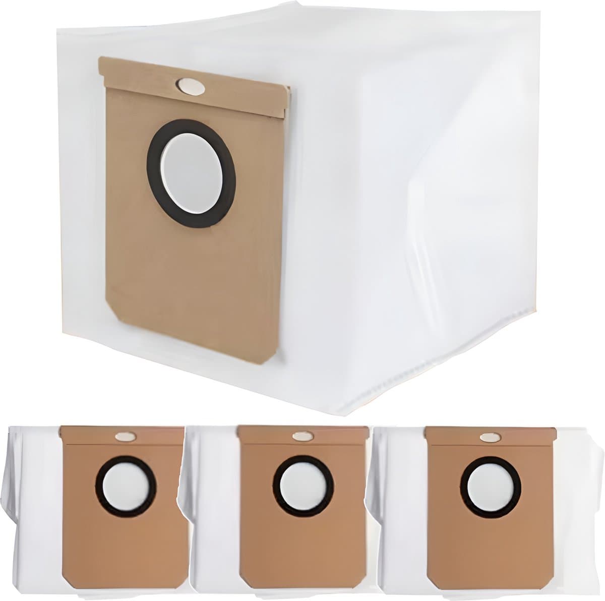4x stofzuigerzakken geschikt voor Eufy Clean G50 / G50 Hybrid / L50 / L50 SES / L60 / L60 Hybrid — afbeelding 1