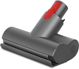 ZENC® Anti Klit Borstel Geschikt Voor Dyson Steelstofzuiger V15, V11, V10, V8 & V7 - Mini Turbo Zuigmond - Matrasborstel - Opzetstuk - Stofzuigermondstuk - Mondstuk - Stofzuigeraccessoires - Grijs — thumbnail 1