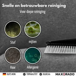 Maxorado XL meubelborstel voor stofzuiger met 45mm NW aansluiting – Ideaal voor meubels, auto-interieur en werkplaats - Universeel — thumbnail 2