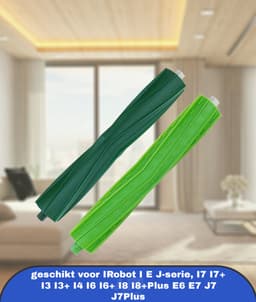 2/4 Stuks Set Vervangende Onderdelen Rolborstels geschikt voor IRobot I E J-serie, I7 I7+ I3 I3+ I4 I6 I6+ I8 I8+Plus E6 E7 J7 J7Plus Stofzuiger Vervangend Accessoire Rubberen Borstel — thumbnail 4
