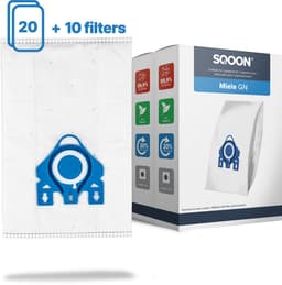 SQOON® Kwaliteit stofzuigerzakken geschikt voor Miele HyClean G/N - Miele 9917730 - o.a. Miele Complete C2, Complete C3, Classic C1, S8, S5, S2 Series — thumbnail 1