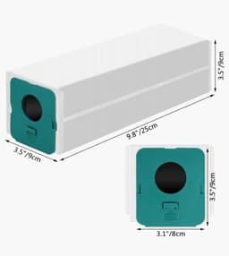 4 x zakken hoogwaardige vervanging voor SAMSUNG BESPOKE JET + 1 filter HEPA compatibel VS20A958FWN - VS20A95923B/AA stok stofzuiger-onderdelen-het onderdeelnummer van het origineel is: Samsung VCA-ADB952 -schoonmaakstations — thumbnail 5