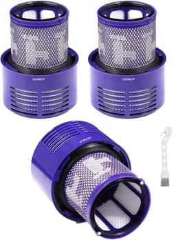 SIDANO® HEPA filter - geschikt voor Dyson V10, SV12 stofzuigers - (3 filters + borstel) — thumbnail 1