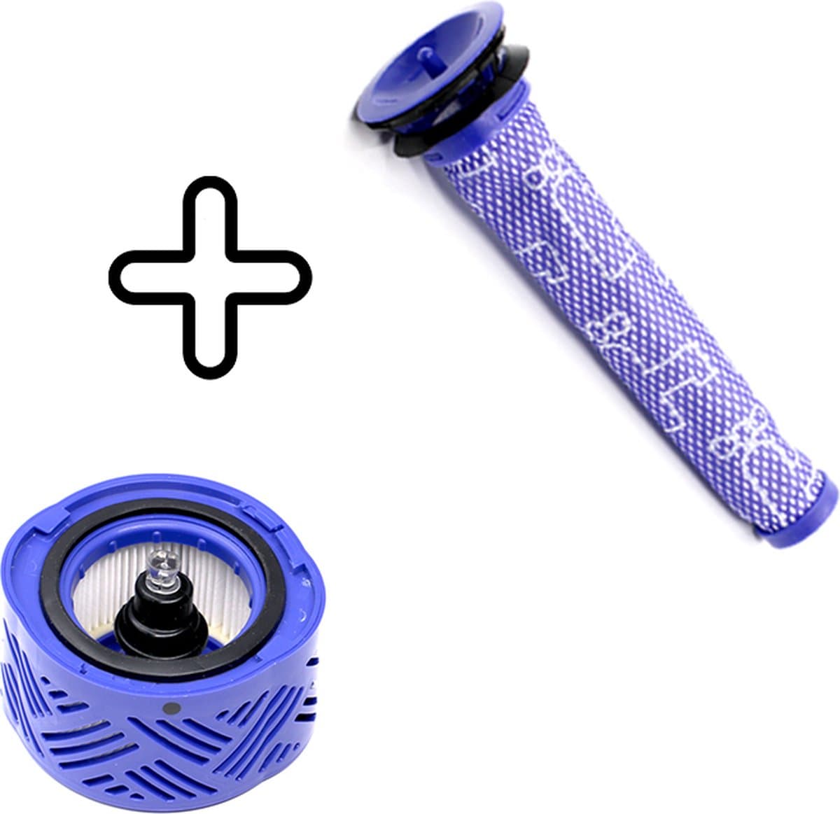 JGR Filter set voor Dyson V6 Steelstofzuiger - Voor Filter & Motor Filter - 1x Pre en Post Filter – Wasbaar — afbeelding 1