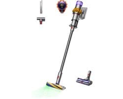 Dyson V15 Detect Absolute - Steelstofzuiger - Nikkel/Geel - 230 Air Watts - Geavanceerde detectie
