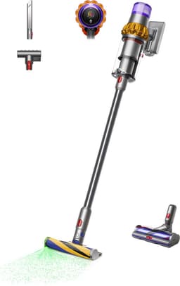 Dyson V15 Detect Absolute - Steelstofzuiger - Nikkel/Geel - 230 Air Watts - Geavanceerde detectie — thumbnail 1