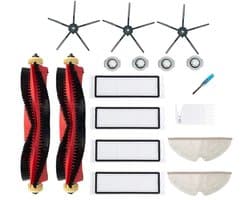 OmGoods - Dailygoody - Roller Borstel Kit - Stofzuiger Accessoires - Hoogwaardige Kwaliteit - Geschikt voor Xiaomi Roborock - Perfect voor Vloeren en Meube