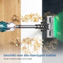 Avalue 3-in-1 Stelstofzuiger Draadloos – 300W – 32kPa Zuigkracht – 60 min – 4 Opzetstukken – Zonder Zak – Voor Thuis en Auto — thumbnail 4