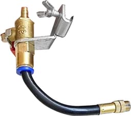 Stofverwijderaar Watersproeier - Snijmachine Vernevelaar - Stofbeheersing Bouw - Flexibele Aluminium Buis - 17.7 cm Lengte - Metaal — thumbnail 1