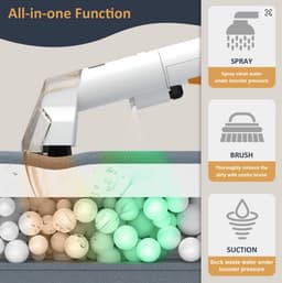 Tapijtreiniger voor Sofa Gordijn 750W Spray Zuig Geïntegreerde Machine Huishoudelijke Schone Machine — thumbnail 3