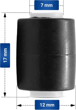 Stofzuiger wieltje geschikt voor Samsung zuigmond DJ6600813A — thumbnail 3