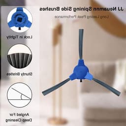 Set van 10 zijborstels voor robotstofzuigers, vervangingen voor Eufy RoboVac 11S, 30, 15C en meer, ideaal voor optimale reiniging en stofverwijdering — thumbnail 2