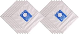 Stofzuigerzakken - Stofzakken AEG - Stofzuigen Huis - 5-laags fleece - 20 stuks - Wit — thumbnail 5