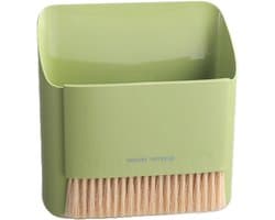 Kleine Stofpan en Bezemset - Mini Kruimelveger - Snel Opruimen - Compact en Draagbaar