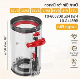 Vervangbare Grote Stofcontainer voor Dyson V11, V15, SV14, SV15 en SV22, Wasbaar en Geschikt als Onderdeel, Ideaal voor Efficiënte Stofzuigerprestaties — thumbnail 5