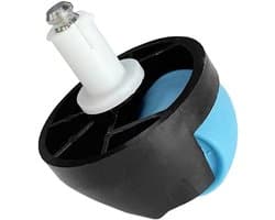 Voorwiel Robotstofzuiger - Reservewiel Middenwiel - Stofzuiger Onderhoud - Specifiek Model - 5x5x5 cm - Zwart