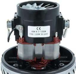 Stofzuigermotor - Reserveonderdeel motor - Stofzuiger reparatie - Krachtige vervanging - 1200 Watt - Zwart — thumbnail 3