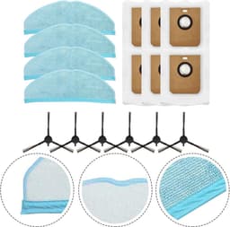 Reinigingsset Stofzuiger - Reserveonderdelen Kit - Vervangen Onderdelen - Efficiënte Vloerverzorging - 100 Stuks - Zoals Afgebeeld — thumbnail 2