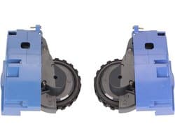 Wielmodules Stofzuiger - Reserveonderdelen Robot - Robot Onderhoud - Duurzaam ABS Rubber - 12 x 6 x 10.5 cm - Blauw