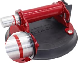 Vacuümzuignap Zware Lifter - Glaslifter Tegellifter - Materiaal Verplaatsen - Red-Line Vacuüm Indicator - 8 inch - Rood — thumbnail 3