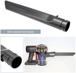 Dailygoods - Dailygoody - Spleet Tool Vervanging - Compatibel met Dyson - Ultradun Ontwerp - Grijs - Slim Spleet Tool - Ideaal voor Hoekjes - Voor DC45 DC46 DC58 V6 — thumbnail 3