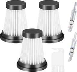 Drie HEPA-filters Geschikt voor MOOSOO K12/K12 Pro/K13 en Genius Invictus One 1.0 X7/2.0 stofzuigers; vervangingsonderdelen Geschikt voor huishoudelijke schoonmaak- en veegapparatuur. — thumbnail 1
