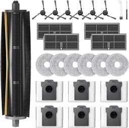 25-delige accessoire set Geschikt voor Dreame X40 Ultra Complete/X40 Ultra/L40 Ultra stofzuigers: 1 hoofdborstel, 6 stofzakken, 6 dweilen, 4 filters — thumbnail 1