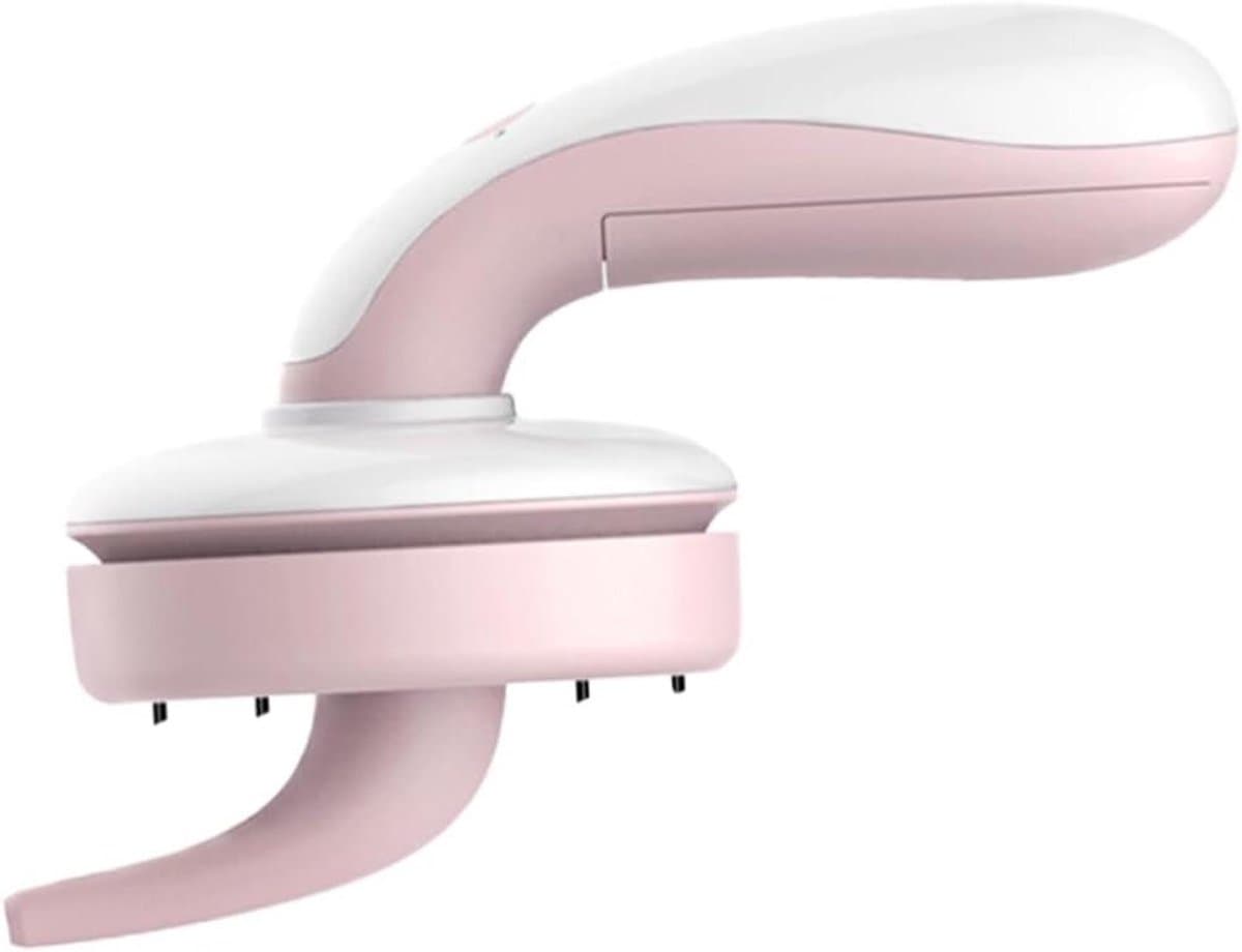 Handstofzuiger - Mini stofzuiger - Bureau schoonmaken - Oplaadbare batterij - 14 cm - Roze — afbeelding 1