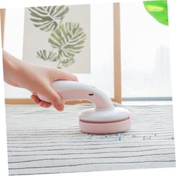 Handstofzuiger - Mini stofzuiger - Bureau schoonmaken - Oplaadbare batterij - 14 cm - Roze — thumbnail 3