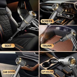 Draagbare Stofzuiger - Accu Stofzuiger - Auto Interieur Reinigen - 3 Zuigstanden - 25000 PA - Grijs — thumbnail 5