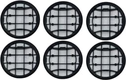 6 stuks - Filterpatronen en filterzeven - spons - Wasbare schuimfilter & inlaatfilter compatibel met Philips-VC 7000 8000-serie XC7053 XC7055 XC7057 XC8055 — thumbnail 1