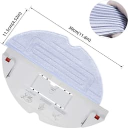 6-delige dweilaccessoireset voor de Roborock S8 robotstofzuiger, vervangingsonderdelen voor de microvezeldweil — thumbnail 3
