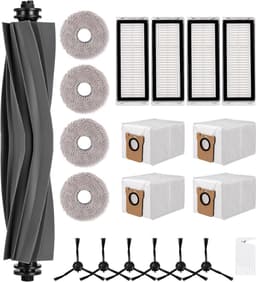 20-delige set - Accessoires voor robotstofzuiger - Accessoires voor de Dreame L20 Ultra stofzuiger - Inclusief hoofdeenheid, zijborstel, filter, dweil en stofzak — thumbnail 1