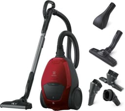 Stofzuiger met zak - Cilinderstofzuiger - Huishouden Schoonmaken - SmartMode Technologie - 35 Liter - Rood — thumbnail 5