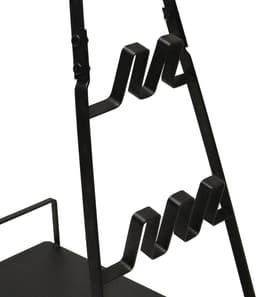 Opbergstandaard Stofzuiger - Standaard Accessoireshouder - Stofzuiger organiseren - Vrijstaand Boren Niet Nodig - 36.5x22x58 cm - Zwart — thumbnail 3