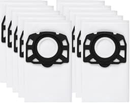 10 stuks stofopvangzak geschikt voor Kärcher WD2 Plus, WD3S WD 3 S, WD 3 V, SE4001, SE4002 - Bouwstofzuigeraccessoires - Stofzuigerzakken - stofzuiger zakken — thumbnail 1