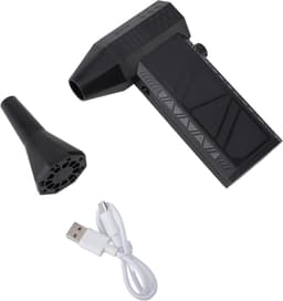 Mini Turbo Ventilator - Compacte Blazer - Krachtig Reinigen - 130.000 Tpm Snelheid - 21x13x5 cm - Zwart — thumbnail 3