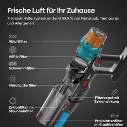 Draadloze Steelstofzuiger Paars - Krachtige Zonder Kabel — thumbnail 3
