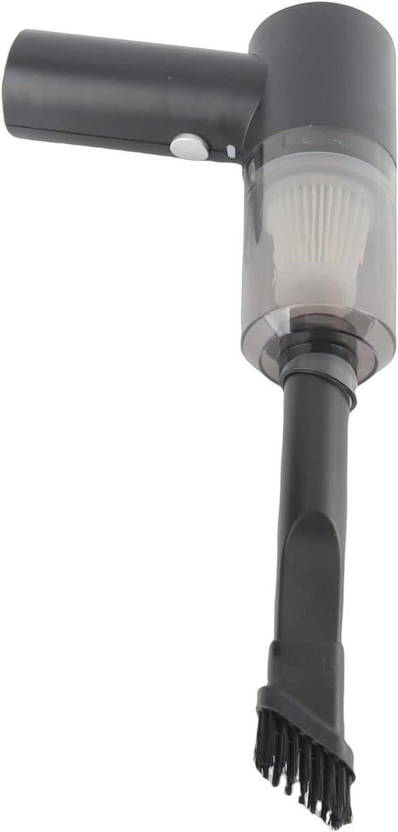 Draagbare Stofzuiger - Handreiniger - Desktop Schoonmaken - Ingebouwd LED-licht - 18x17x7 cm - Wit — afbeelding 1