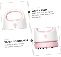 Mini Stofzuiger - Desktop Reiniger - Bureau Opruimen - Draadloos USB Laden - 10x8.6x8.7cm - Roze — thumbnail 4