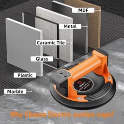 Elektrische Vacuüm Zuignap voor Gladde Oppervlakken - Hoge Draagkracht en Lange Batterijduur — thumbnail 5
